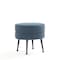Manhattan Comfort Bailey Ottoman in Blue with Black Feet OT003-BLB - alternate 5